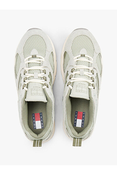 Tommy Hilfiger Erkek Yeşil Sneaker