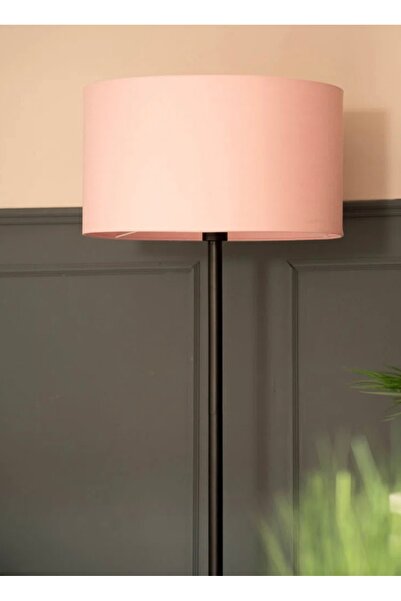 Lamp Han Eba Serisi Modern Abajur Başlıklı Zemin Lambası Lambader