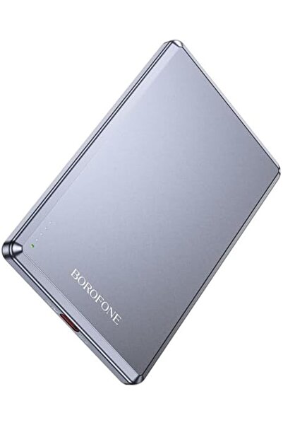 STOREMAX Borofone 5000mAh 20W, Kablosuz Şarj Desteği MagSafe ile Uyumlu Güç Bankası Powerbank iPhone ile Uyum