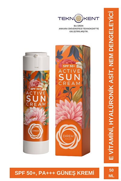 Direm Beauty SPF 50+ , PA+++ Mineral Güneş Kremi | UVA & UVB Koruma + Hyaluro...