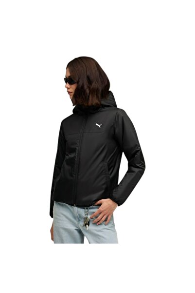 Puma Women's Black Ess Light Padded Jacket Coat 688383-01
