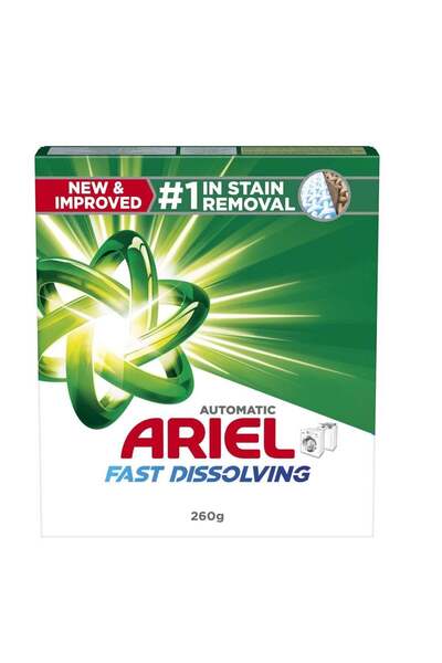 Ariel Fast Dissolving Laundry Detergent Powder 260g