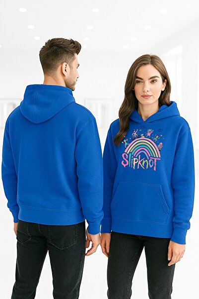 ArtYus Slipknot Colorful cu imprimeu cu glugă Swea tricou