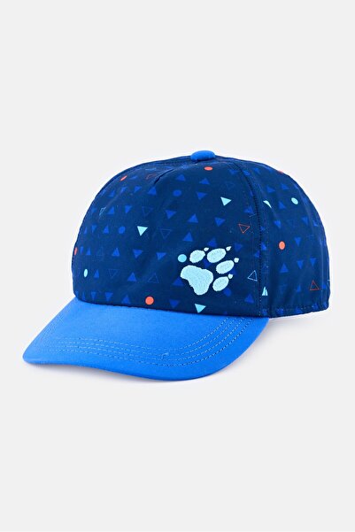 Jack Wolfskin Toddlers Boy Embroidered Logo Cap, Navy