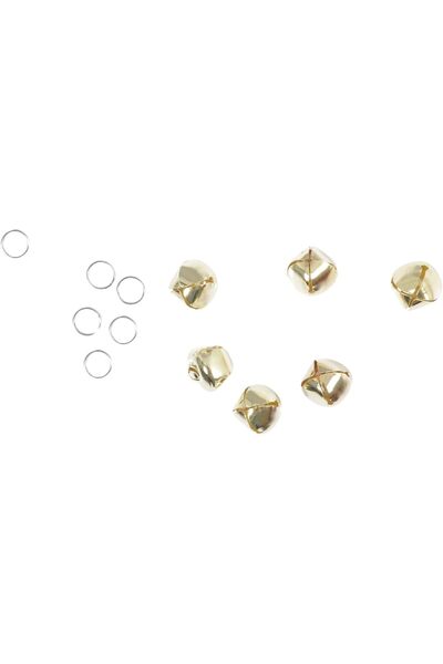 STOREMAX Ağaç Süs Hobi Zilli Çok Amaçlı Etkinlik Doğum Günü Zil Dekoratif Kedi Köpek Büyük Zili 6 Adet Zil Ça