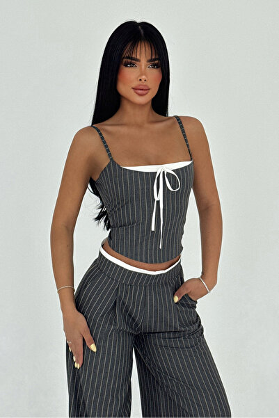 Eyyo Gray Pelinia Set Ate-2855