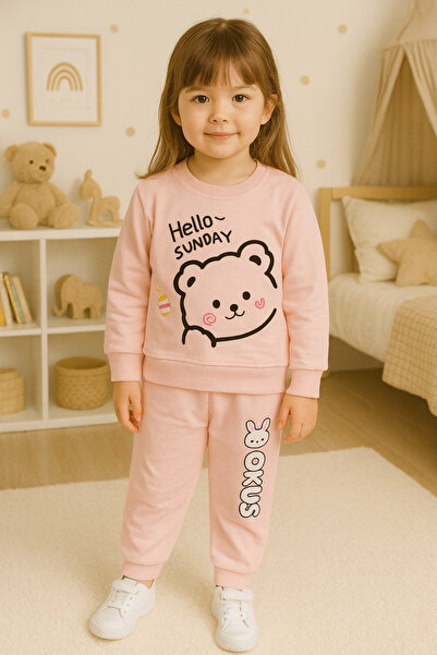 renkli diyar Girls' Seasonal Bottom-Up Top-Set Uniform Kindergarten Preschool Primary School