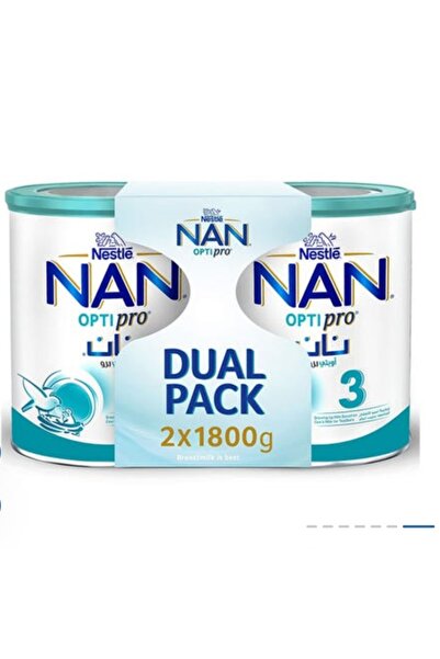 Nestella نان أوبتي برو 3 حليب أطفال (2 × 1800 جم) عبوة مزدوجة