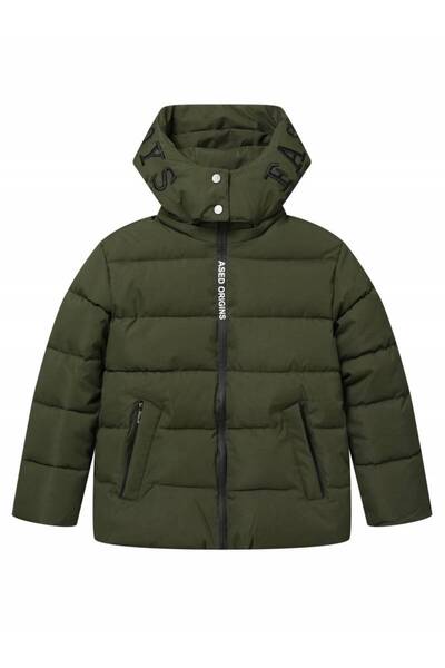 fantasialand Jachetă de iarnă pentru băieți, culoare kaki