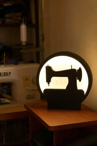MEK Dikiş Makinesi Tasarımlı Gece Lambası Dekoratif Aydınlatma