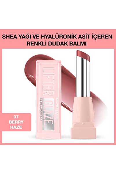 Maybelline New York Lifter Glaze Shea Yağı ve Hyalüronik Asit içeren Renkli D...