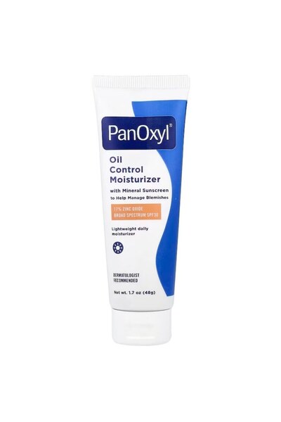 panoxyl Oil Control Moisturizer SPF 30 for Oily and Acne-Prone Skin with 17% Zinc Oxide, 48g