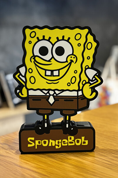 MEK Sünger Bob Tasarımlı Gece Lambası Dekoratif Aydınlatma