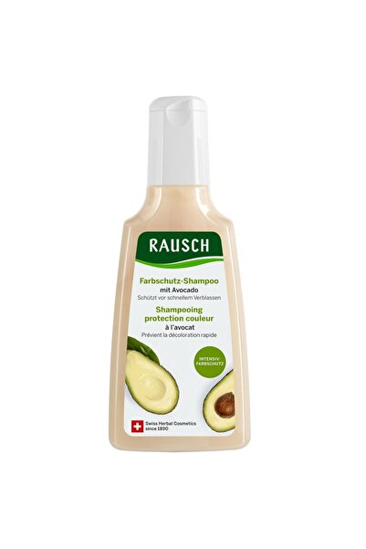 Rausch Shampoo, Rausch, Farbschutz, with Avocado, for Colored Hair, Protects Hair Color and Offers Shine, 2