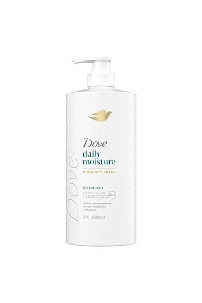 Dove Șampon Damage Therapy hidratare zilnică cu bio-proteine ​​și acid hialuronic, 828 ml
