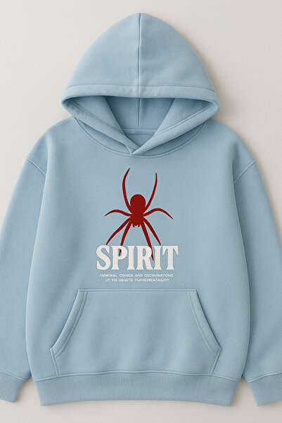 CLASSY.MODA Φούτερ με κουκούλα - Unisex - Εκτύπωση μπροστά και πίσω - 3 κλωστές με ανάγλυφο - Άνετη εφαρμογή