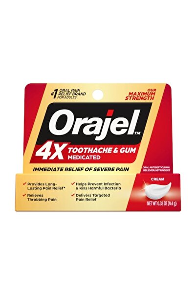 Orajel Gel analgezic oral cu concentrație maximă, 20% benzocaină, 9,4 g