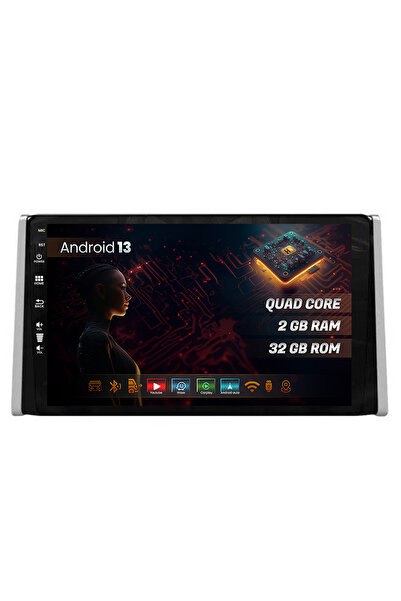 HUB64 Navigatie Toyota RAV4 (2018+), 2GB RAM, Android 13, GPS, Wi-FI, Carplay, Android Auto, USB