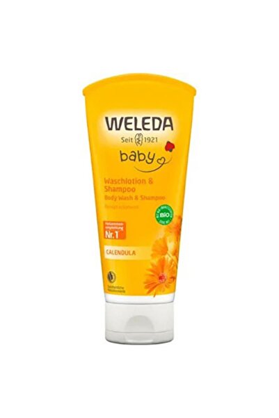 Weleda Baby Bio Cleaning Lotion and Shampoo for Babies, Children and Adults with Sensitive Skin, 200