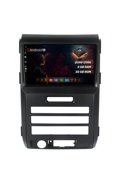 HUB64 Navigatie Ford F150 (2008-2014), 2GB RAM, Android 13, GPS, Wi-FI, Carpl...