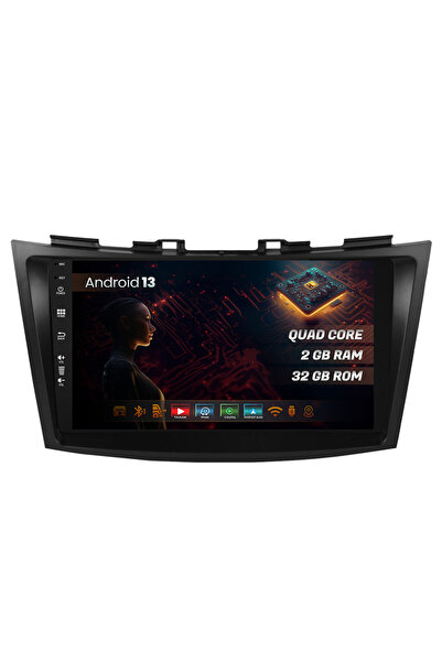 HUB64 Навигация Suzuki Swift (2011-2017), 2GB RAM, Android 13, GPS, Wi-Fi, Ca...