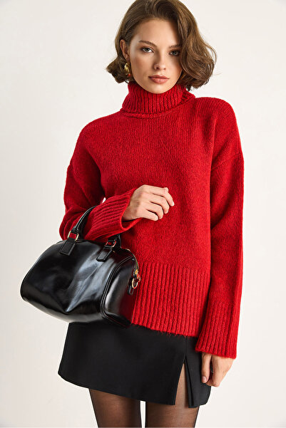 Bianco Lucci Women's Turtleneck Sweater 20251060