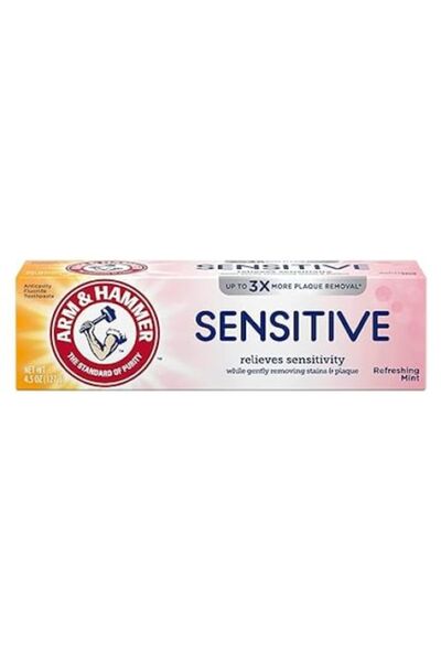 Arm&Hammer Pasta de Dinti Arm & Hammer Sensitive pentru Albirea si Reducerea Sensibilitatii, cu Fluor, Aroma Me