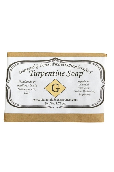 DIAMOND G Forest Turpentine Soap for Skin Care with Turpentine, 134g