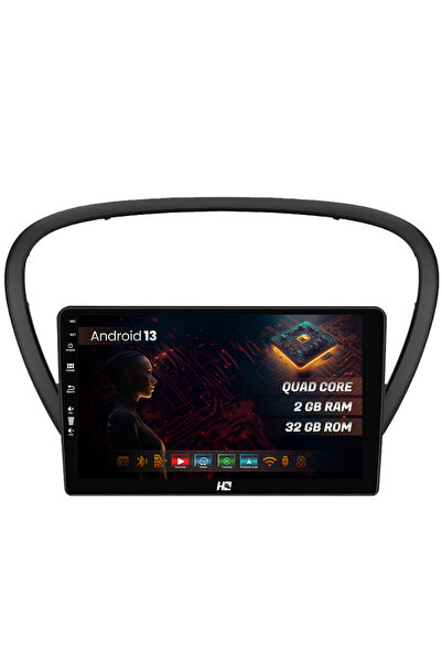 HUB64 Navigatie Peugeot 607 (2004-2011), 2GB RAM, Android 13, GPS, Wi-FI, Car...