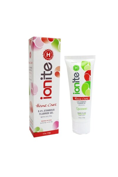 Dharma Research Gel Fluoridation, Ionite, Mint Flavor, With Xylitol and Vitamin E, Gluten-Free, 0.4% Tin Fluoride, 1