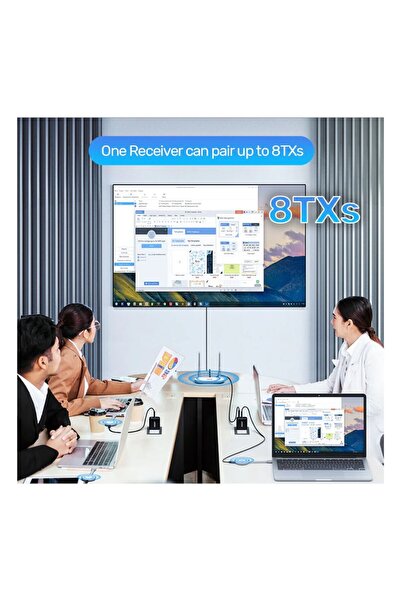 Unitek Wireless HDMI Kit – 1080p 60Hz, 50M Range, 2.4G/5G, White | V1183A