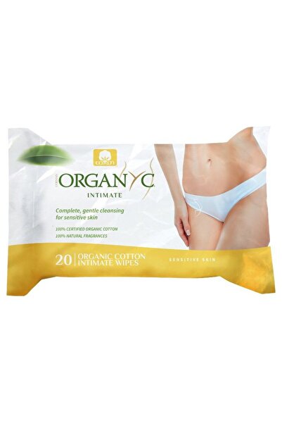 Organyc Intimate Wipes from Cotton - 20 pcs