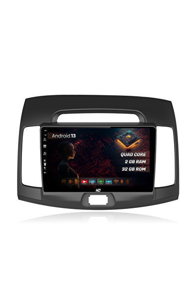 HUB64 Navigatie Hyundai Elantra (2006-2011), 2GB RAM, Android 13, GPS, Wi-FI, Carplay, Android Auto