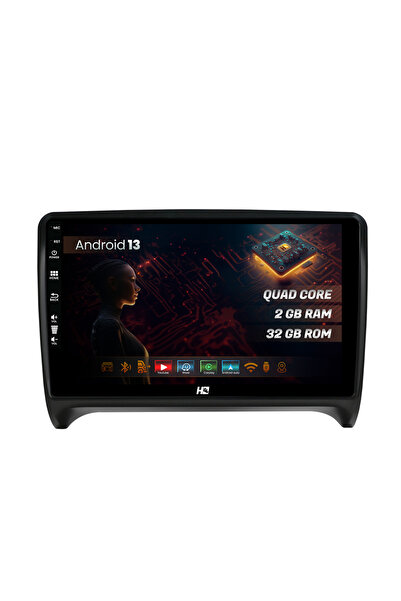HUB64 Navigatie Audi TT, 2GB RAM, Android 13, GPS, Wi-FI, Carplay, Android Au...