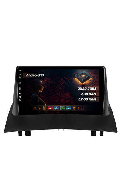 HUB64 Navigatie Renault Megane 2 (2002-2009), 2GB RAM, Android 13, GPS, Wi-FI...