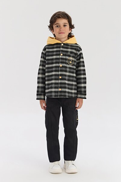Nebbati Bg Store Boy's Plaid Shirt