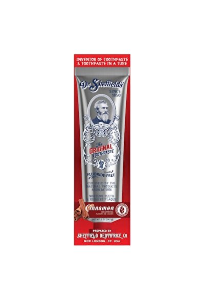 Dr. Sheffield's Pastă de dinți cu scorțișoară pentru albirea dinților și înde...