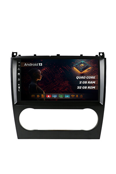 HUB64 Navigatie Mercedes C-CLASS W203 (2004-2011), 2GB RAM, Android 13, GPS, ...