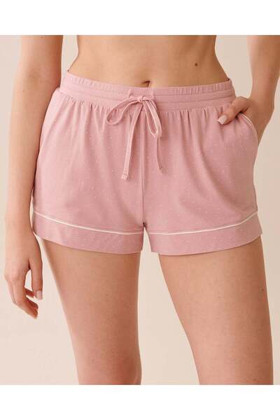 La Vie en Rose شورت بيجامة قطني