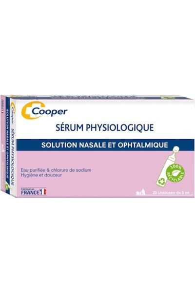 Cooper Ser Fiziologic, Cooper, Solutie Izotonica Sterila pentru Curatare