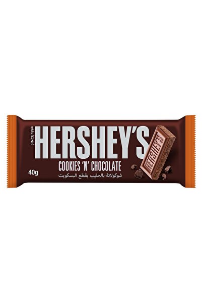 Hershey's Hershey’s Cookies ’N’ Chocolate Bar – 40g, Pack of 12