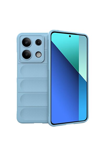 SKYDDAR INNOVATION Θήκη για Xiaomi Redmi Note 13 4G, Magic Shield, από Silicon Mat, σετ αυτοκόλλητων, Μπλε