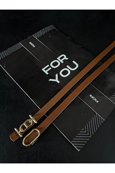 Fiori Pachet de 2 centuri subțiri cu cataramă aurie, centură pentru pantaloni, centură pentru cămașă, centură pentru haine