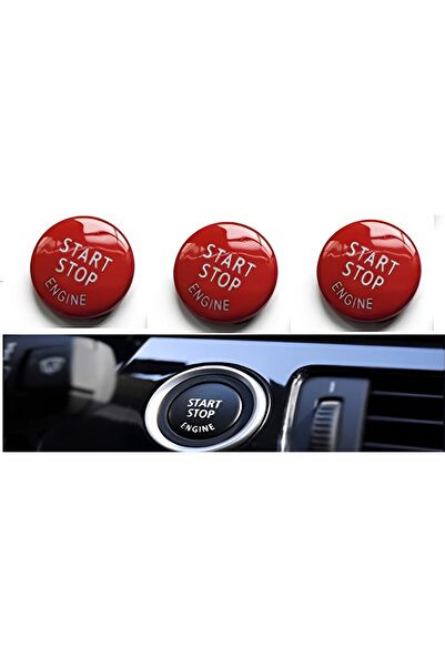 Genel Markalar Bmw E60 E90 E84 E70 E71 E72 Start Stop Düğme Kapağı Kırmızı 1 ...