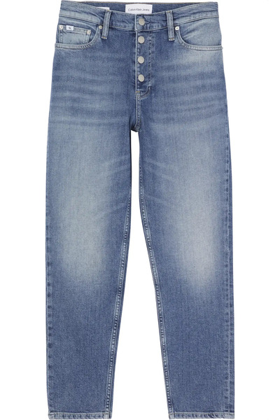 Calvin Klein MOM JEAN Kadın Mavi Kot Pantolon