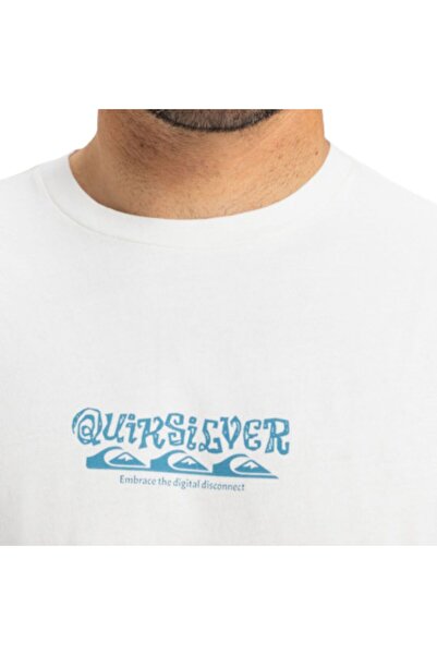 Quiksilver EQYZT08034-WBK0 - Tricou ALB ÎNCHIS