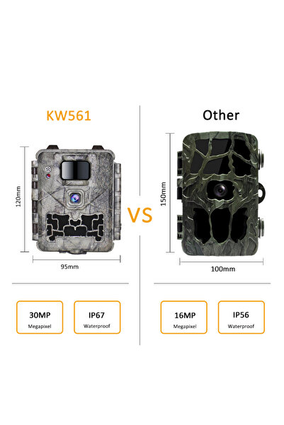 Keep TSS-561 Hunting Camera, 30MP Photo, Full HD, Audio-Video, with Image and Video Storage on SD Card