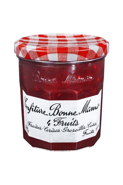 Bonne Maman Jam Four Fruits (370g) + 80gm FREE x 4 Pcs