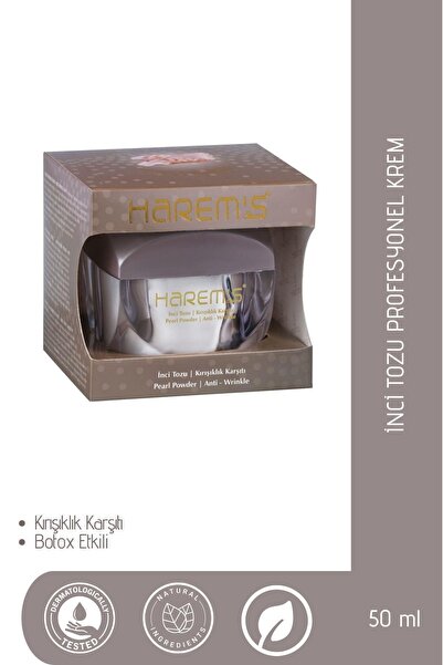 Harasu Harems Profesyonel İnci Tozu Krem 50 ml