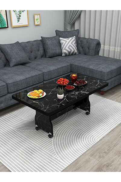 İnci TEKERLEKLİ ORTA SEHPA MDF ÜRETİM MASA